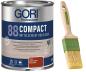 Preview: GORI 88 Compact-Lasur – Mittelschichtige Holzlasur (0,75 Liter) - Mahagoni + Profi Pinsel